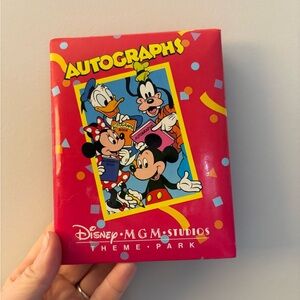 Disney Vintage Autograph Book with Mickey and Friends